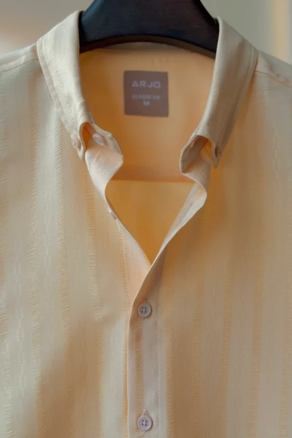 Chocolate Waffle Textured Double Pocket Shirt